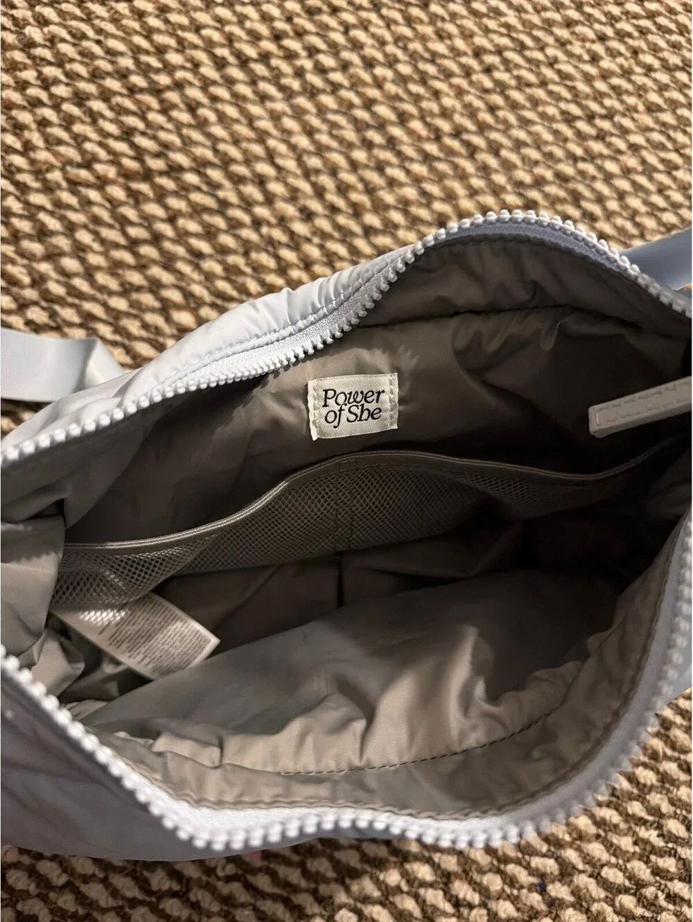 Athleta Light Blue Hobo Bag